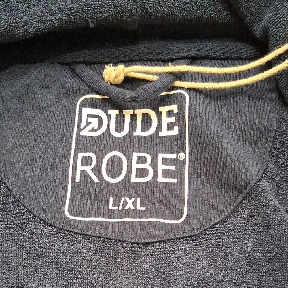 Men's Navy Robe - Picture 2 of 8